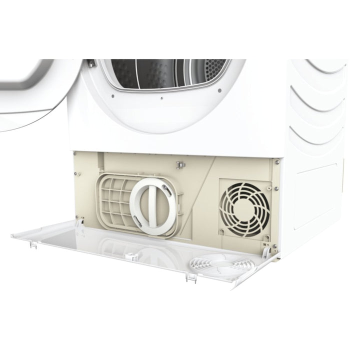 Hoover HLE H8A1LE-80 Heat Pump Tumble Dryer, 8kg, White, A+ Rated