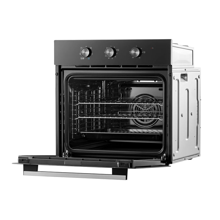 Midea MBO65M90M1-BK Built in Oven 70L with Rotary Dials A Rated in Black