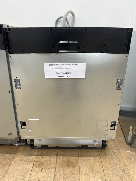 Grade A BEKO DIN15X20 Full-size Fully Integrated Dishwasher -BB5023