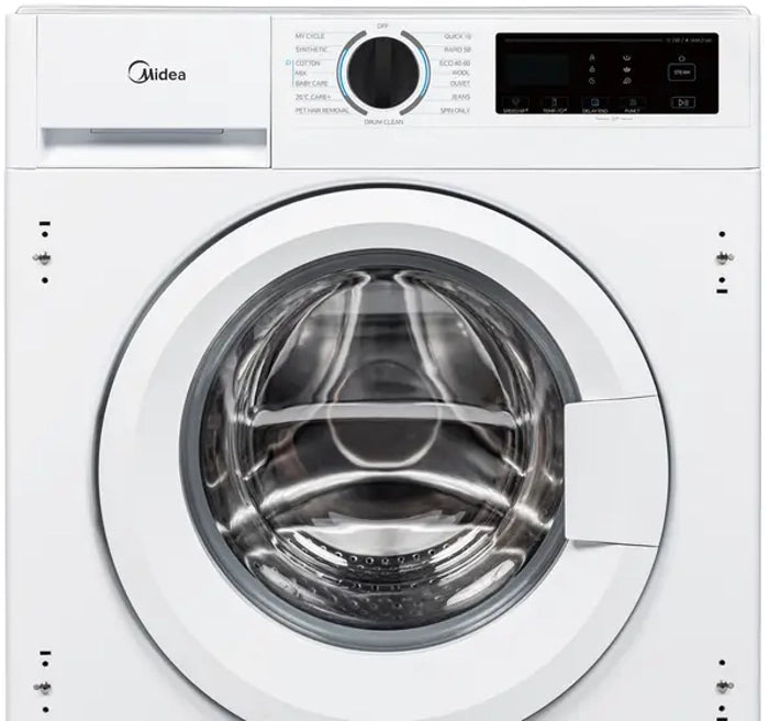 Midea MFA06W90BA/W 9kg 1400rpm Integrated Washing Machine White