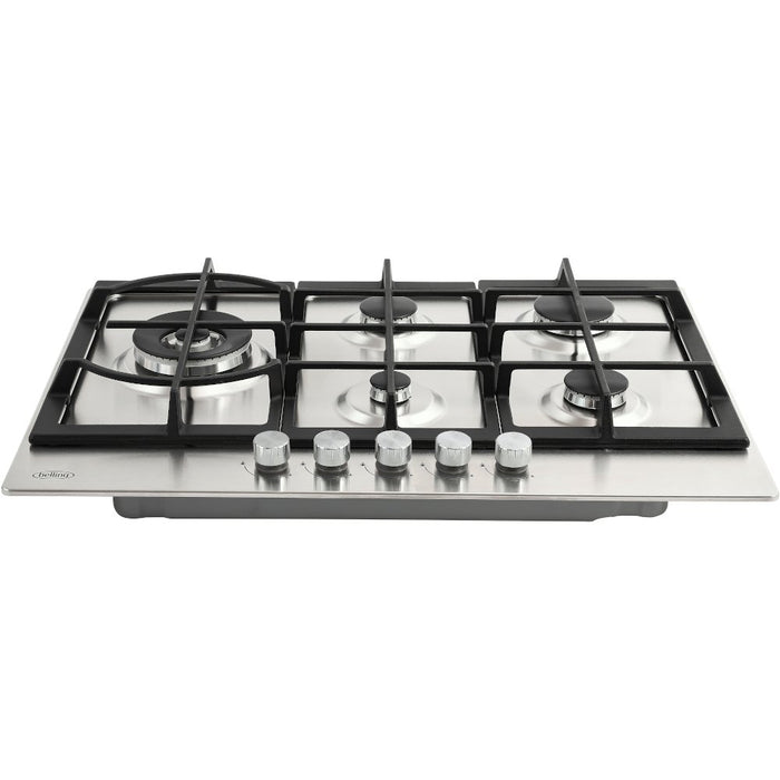 Belling GHU753CI Stainless Steel 75cm 5 Burner Gas Hob