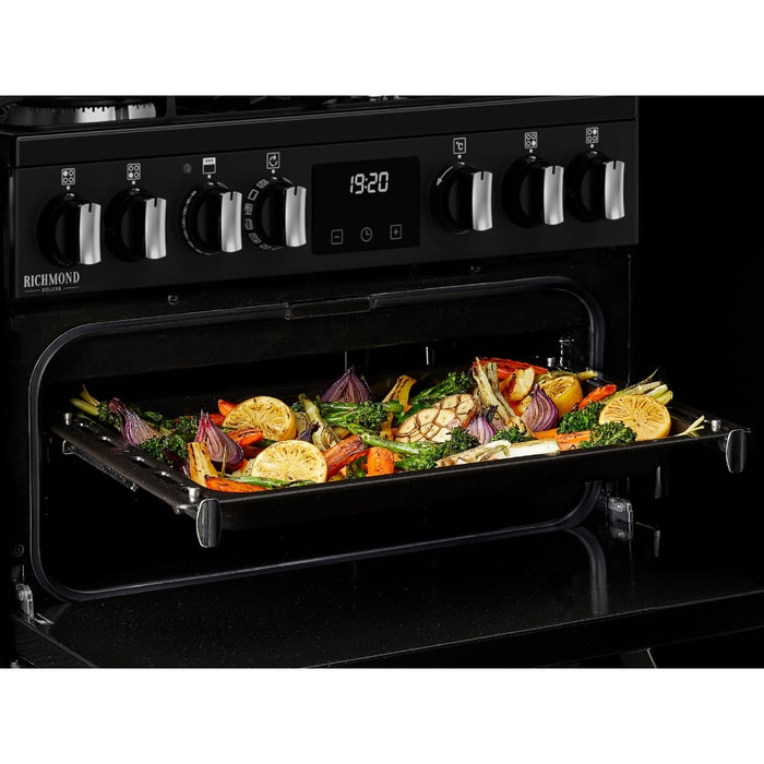 Stoves DX MRA RICH 60DF Dual Fuel Cooker with Double Oven, Cream, A Rated