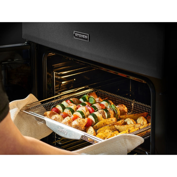 Stoves DX MRA RICH 60DF Dual Fuel Cooker with Double Oven, Cream, A Rated