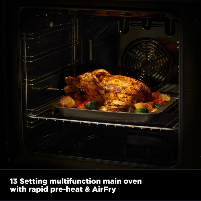 Stoves DX MRA RICH 60DF Dual Fuel Cooker with Double Oven, Cream, A Rated
