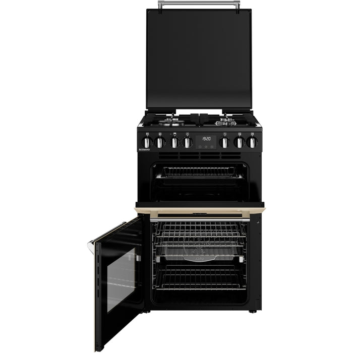 Stoves DX MRA RICH 60DF Dual Fuel Cooker with Double Oven, Cream, A Rated