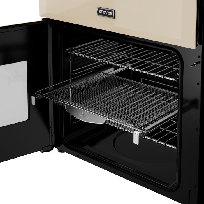 Stoves DX MRA RICH 60DF Dual Fuel Cooker with Double Oven, Cream, A Rated