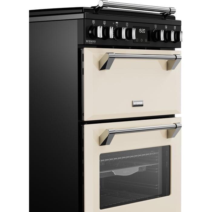 Stoves DX MRA RICH 60DF Dual Fuel Cooker with Double Oven, Cream, A Rated