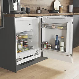 Iberna IM4SE68EWK Fully Integrated Larder Fridge with ice box