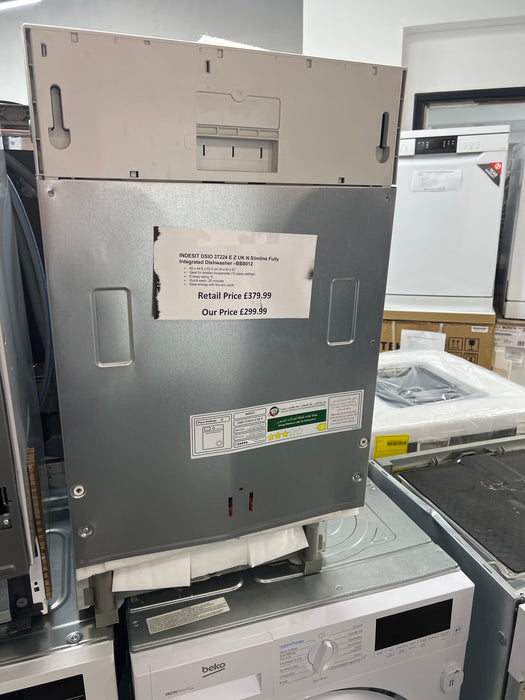Grade A INDESIT DSIO 3T224 E Z UK N Slimline Fully Integrated Dishwasher -BB8012
