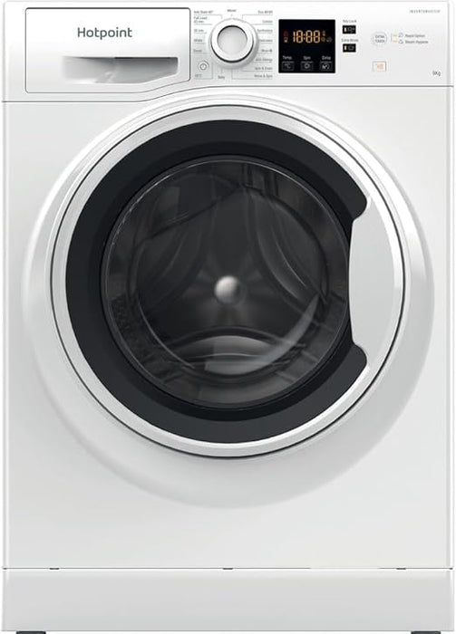 Grade A  Hotpoint NSWA 946 WW UK 9kg Washing Machine with 1400 rpm - White - A Rated