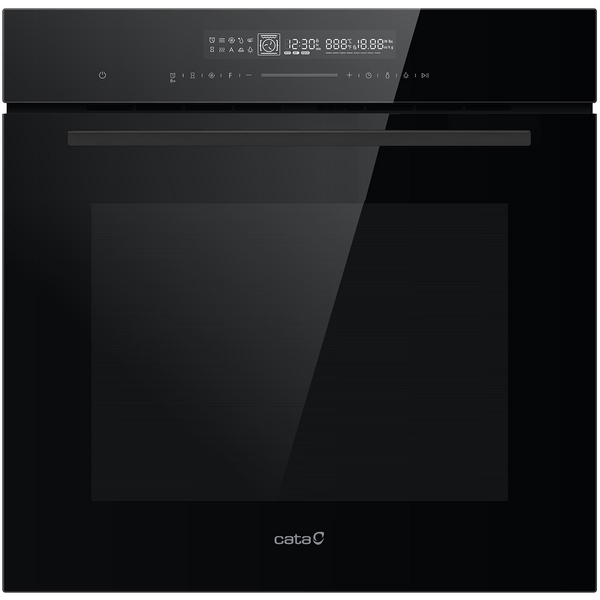 Cata CAT72PYBK CATA 700 - 60cm 72L Pyrolytic Single Oven Stainless Steel