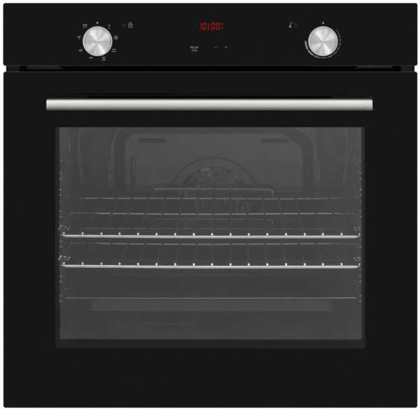 Cata UBO754BK CATA 300 - 60cm 78L Large Capacity Single Pyrolytic Oven Black