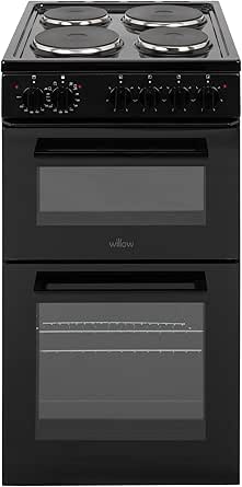 Willow 62L Twin Cavity Electric Cooker WE50TSB - Black