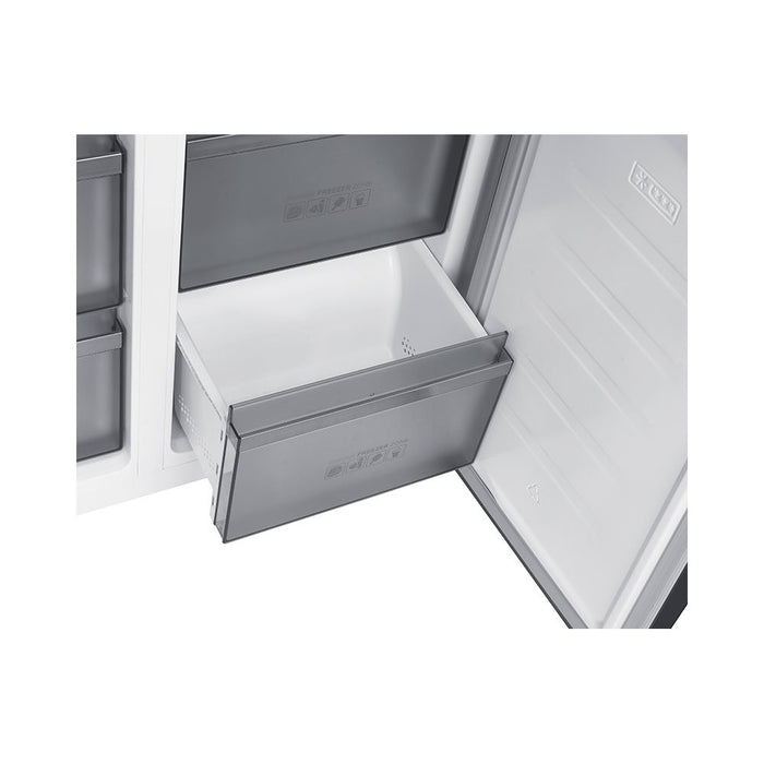 Teknix TMD19091SIBI, 505L Multi Door Fridge Freezer, Dark Inox