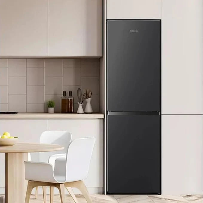 Teknix FFPH1825PB 256L Black Fridge Freezer - Total No Frost - E energy
