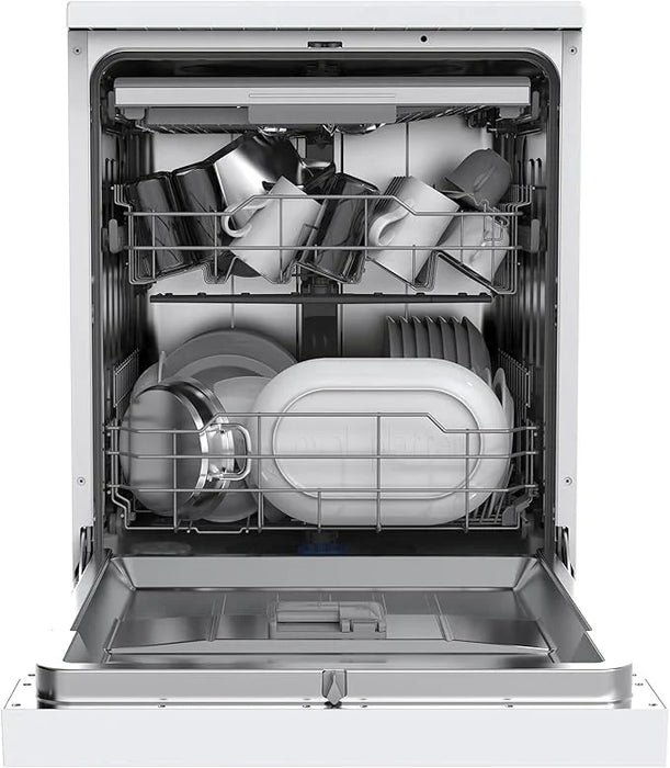 Midea MDWPF1433CWD Full Size 14 Place Settings Freestanding  Dishwasher - Top Rack