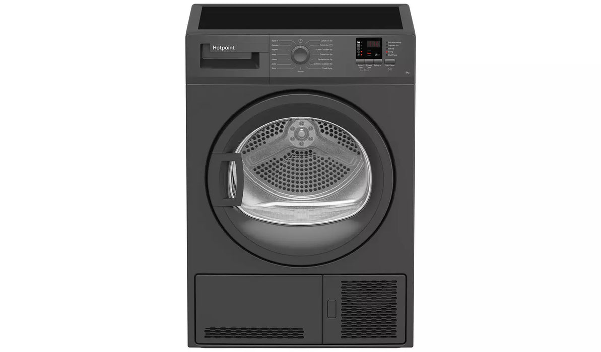Hotpoint CHDC82GGGDUK 8KG Condenser Tumble Dryer - Graphite