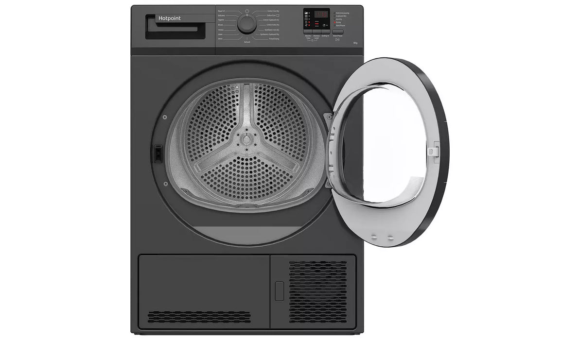 Hotpoint CHDC82GGGDUK 8KG Condenser Tumble Dryer - Graphite