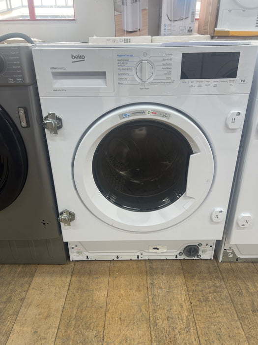 Grade A BEKO Pro RecycledTub WDIK854441 Bluetooth Integrated 8 kg Washer Dryer -BB5048