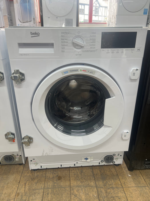 Grade A BEKO bPro 500 WTIK84122 Integrated WiFi-enabled 8 kg 1400 Spin Washing Machine-BB5040