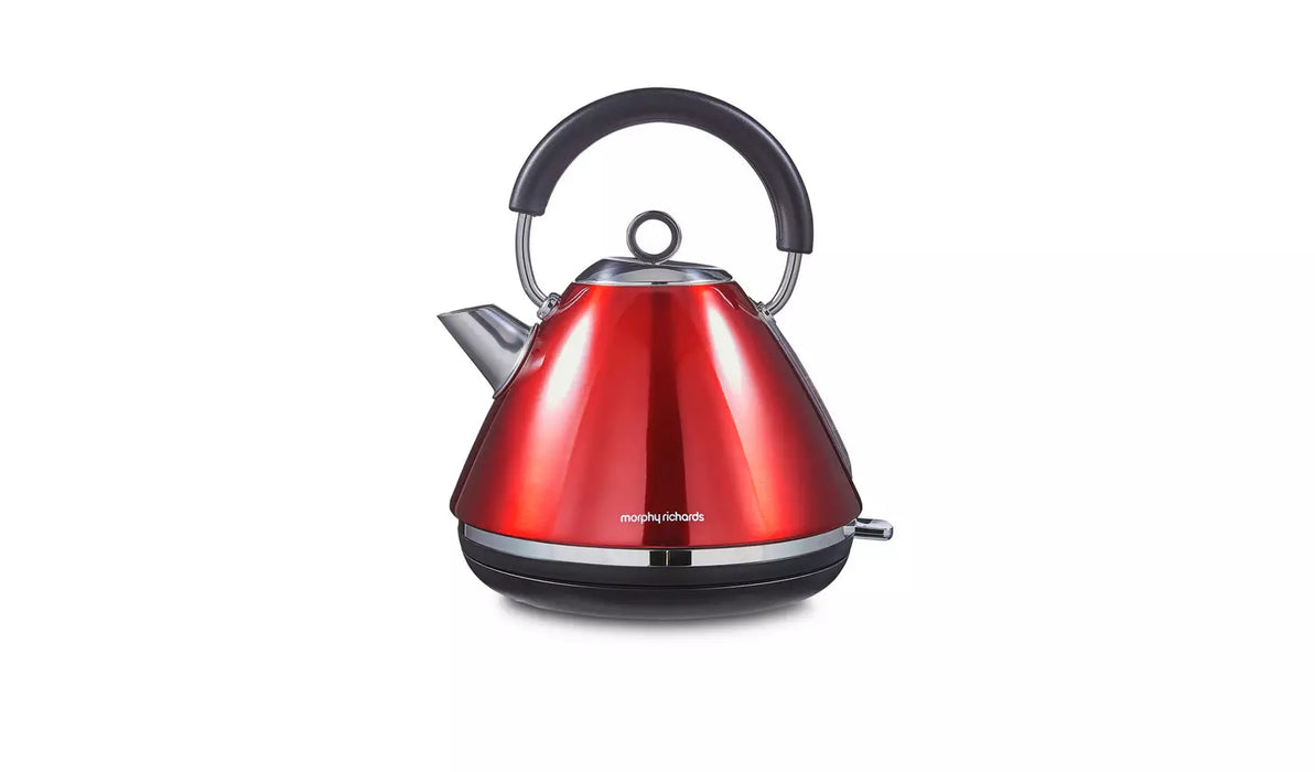 Morphy Richards 102048 Accents Pyramid Kettle - Red