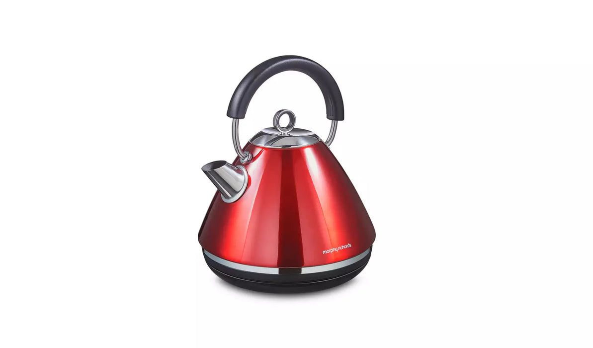 Morphy Richards 102048 Accents Pyramid Kettle - Red