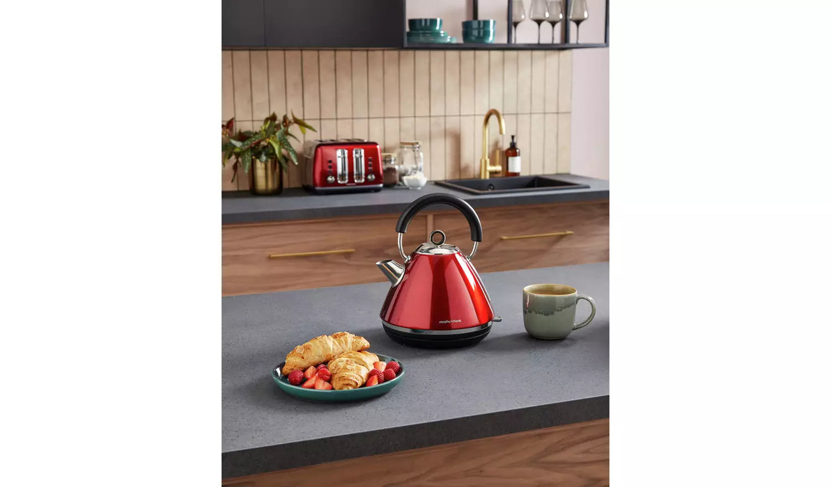 Morphy Richards 102048 Accents Pyramid Kettle - Red