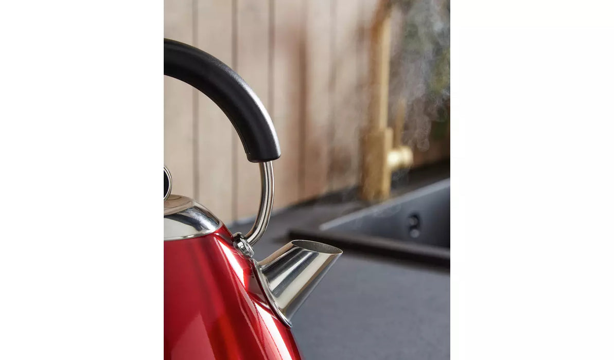 Morphy Richards 102048 Accents Pyramid Kettle - Red