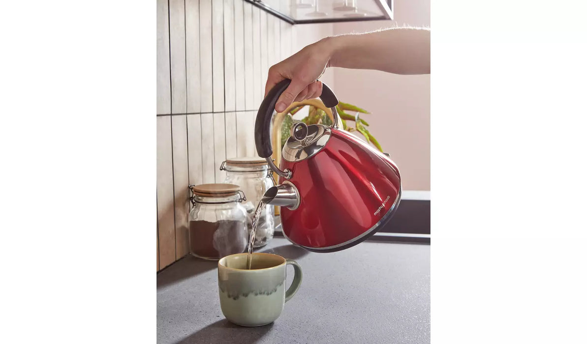 Morphy Richards 102048 Accents Pyramid Kettle - Red