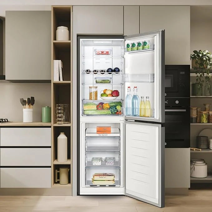 Teknix FFPH1825PB 256L Black Fridge Freezer - Total No Frost - E energy