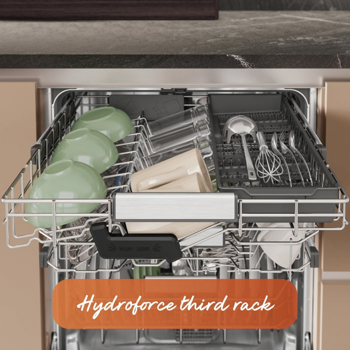 Hotpoint H8I HT59 LS UK - Black Integrated Dishwasher - B energy