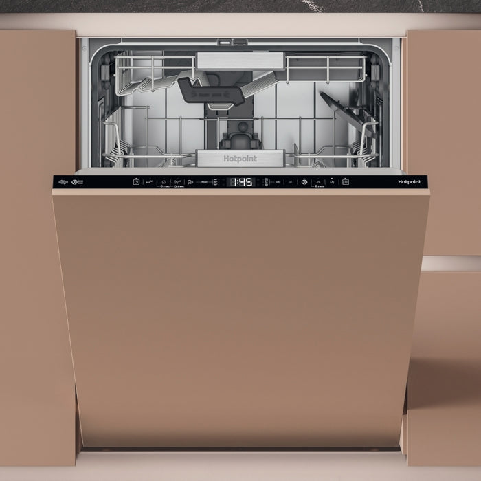 Hotpoint H8IA115M4TUS UK Fully Integrated Dishwasher, 15 Place Settings, A Rated