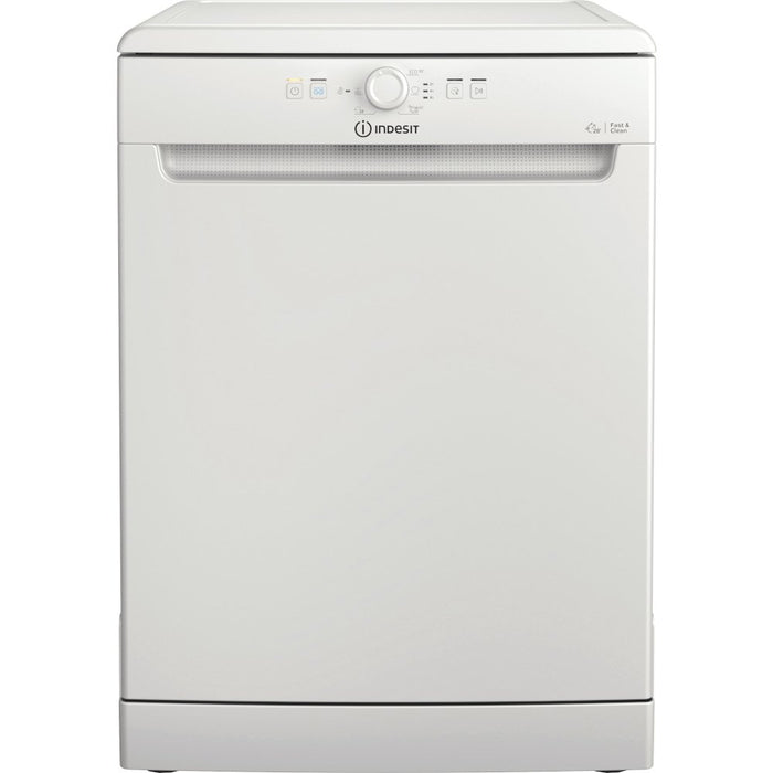 Grade A Indesit D2FHK26UK Dishwasher, 14 Place Settings, White, E Rated