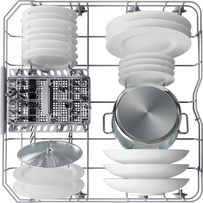 Hotpoint H2FHL626UK Dishwasher, 14 Place Settings, White, E Rated