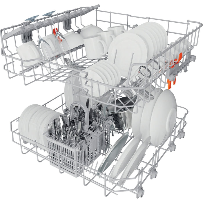Hotpoint H2FHL626UK Dishwasher, 14 Place Settings, White, E Rated