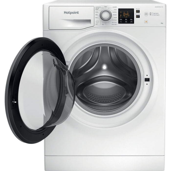 Hotpoint NSWE846WSUK Washing Machine, 8kg, 1400 Spin, White, A Rated