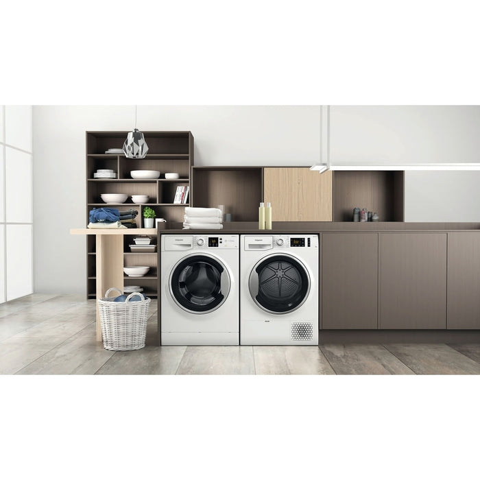 Hotpoint NSWE846WSUK Washing Machine, 8kg, 1400 Spin, White, A Rated