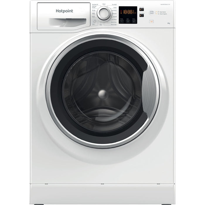 Hotpoint NSWE846WSUK Washing Machine, 8kg, 1400 Spin, White, A Rated