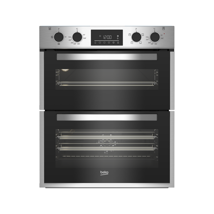 Beko  BBTF26300X Built Under Electric Double Oven - Stainless Steel