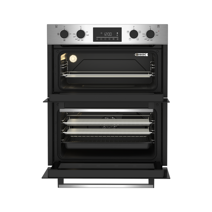Beko  BBTF26300X Built Under Electric Double Oven - Stainless Steel