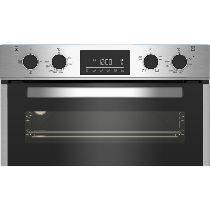 Beko  BBTF26300X Built Under Electric Double Oven - Stainless Steel