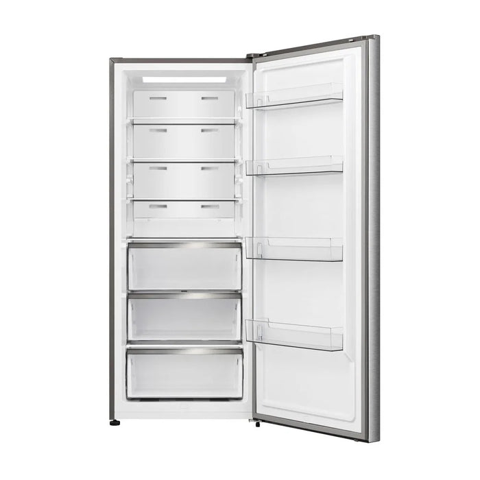 Teknix TH70HNFX Single Door Freezer or Fridge, Total No Frost, Inox
