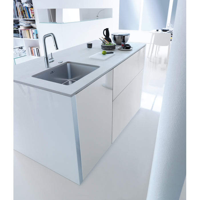 Franke MYX110-70 Mythos Single Bowl Undermount Sink – STAINLESS STEEL