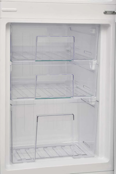 White Knight AT5048W White Freestanding Fridge Freezer - E rated