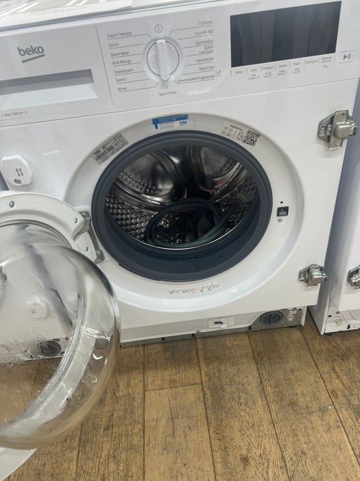 Grade A BEKO bPro 500 WTIK84122 Integrated WiFi-enabled 8 kg 1400 Spin Washing Machine-BB5042