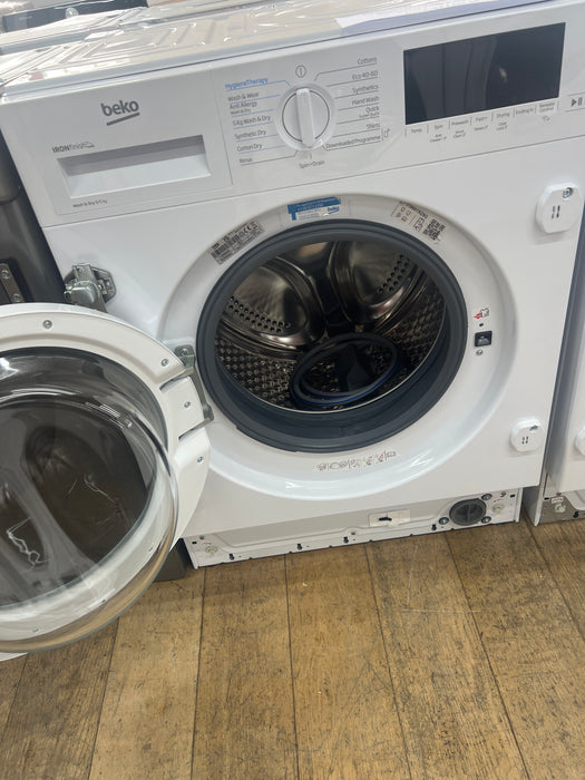 Grade A BEKO Pro RecycledTub WDIK854441 Bluetooth Integrated 8 kg Washer Dryer -BB5048