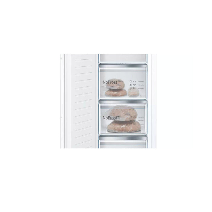 Bosch GIN81VEE0G Series 6 No Frost Built-In Freezer, White