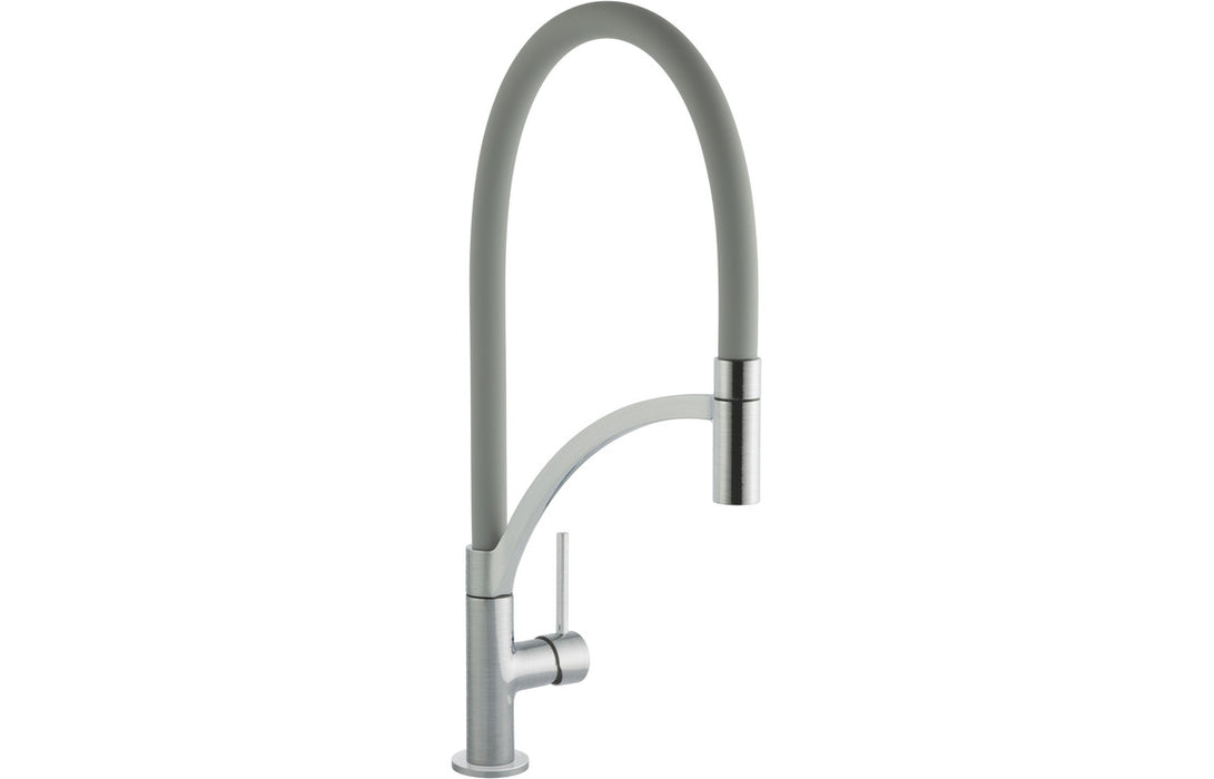 Prima Swan Neck Single Lever Mixer Tap w/Pull Out - Black