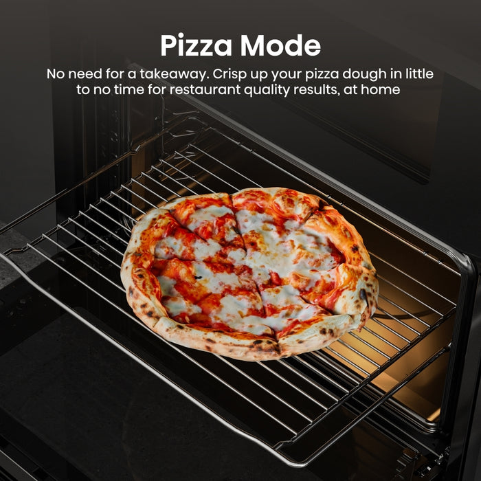 Hisense BUD714221CX Built-Under Electric Double Oven, Stainless Steel, A Rated