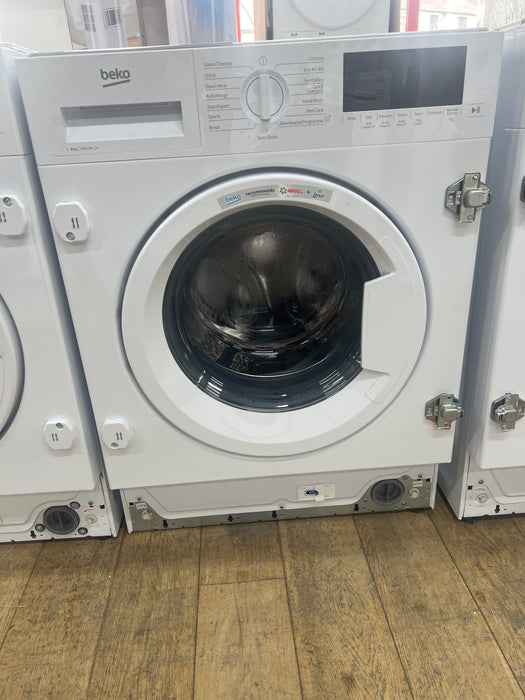 Grade A BEKO bPro 500 WTIK84122 Integrated WiFi-enabled 8 kg 1400 Spin Washing Machine-BB5042